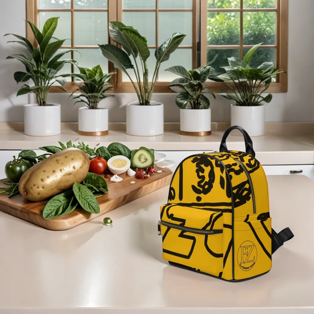 FZ Printed PU Backpack