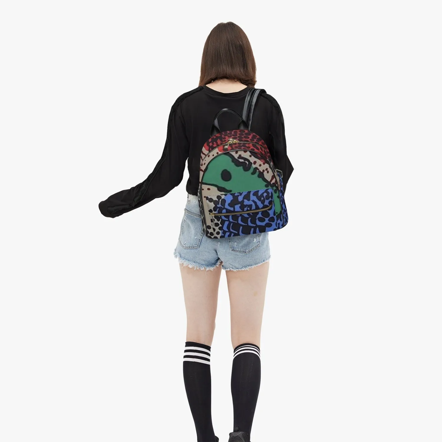 FZ Safari Printed PU Backpack
