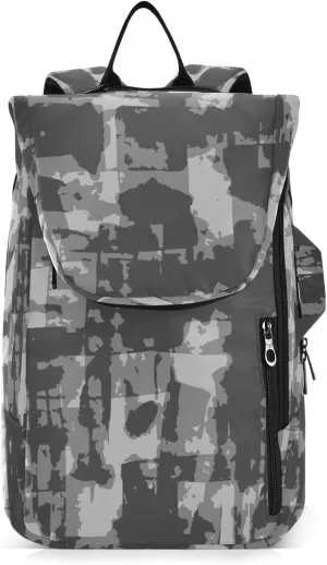 GAIGEO Teal Dragonflies Dark Tennis Backpack, Large Capacity Tennis Racket Bag, Various Storage Methods