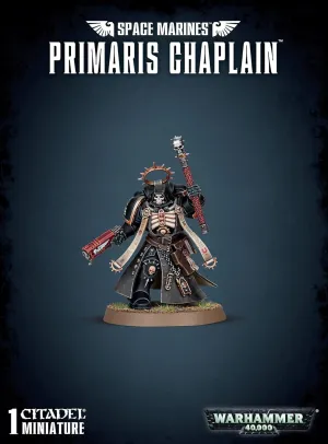GAMES WORKSHOP 99120101180" Space Marines Primaris Chaplain Plastic Kit