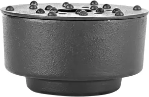 GANAZONO 13cm Aluminum Alcohol Stove Cast Iron Base Reusable Outdoor Cooking Gear for Tea Lovers