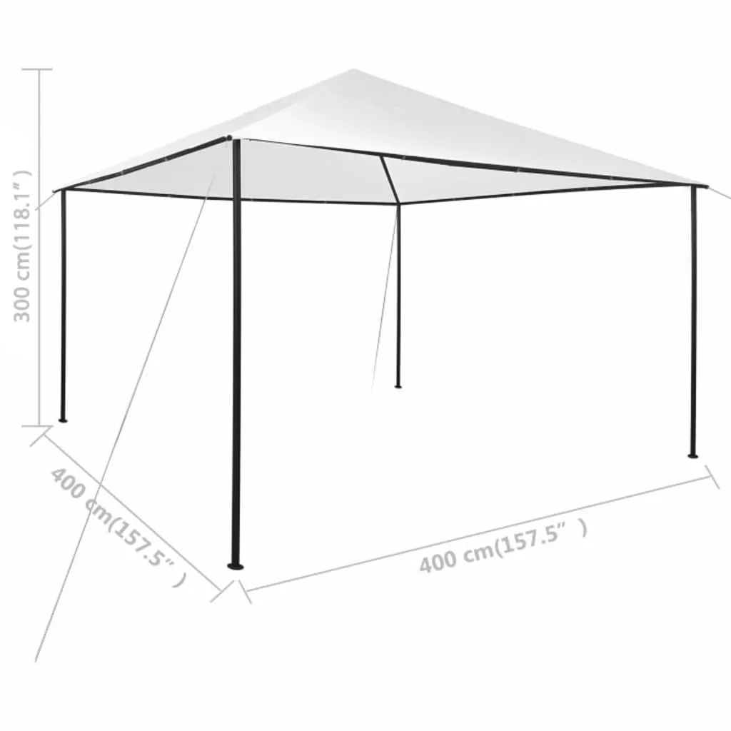 Gazebo Outdoor Canopy Tent Patio Pavilion Wedding Party Tent with Roof