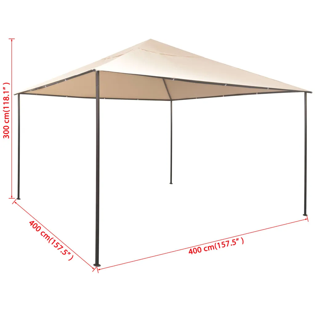 Gazebo Outdoor Canopy Tent Patio Pavilion Wedding Party Tent with Roof