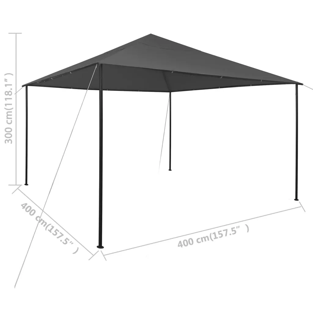 Gazebo Outdoor Canopy Tent Patio Pavilion Wedding Party Tent with Roof
