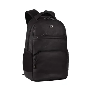 Gear Vintage2 Anti Theft Faux Leather 28 Ltrs Black Laptop Backpack