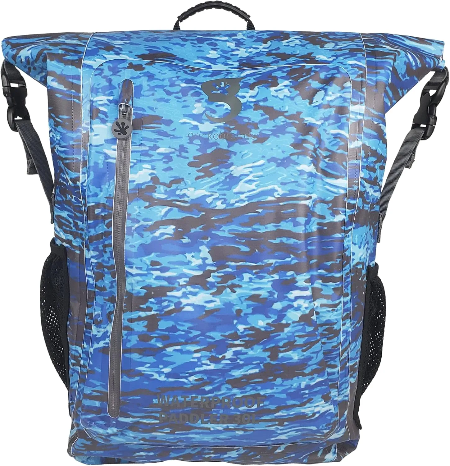 geckobrands Paddler 30L Waterproof Backpack – Durable PVC Tarpaulin Bag for Extreme Conditions