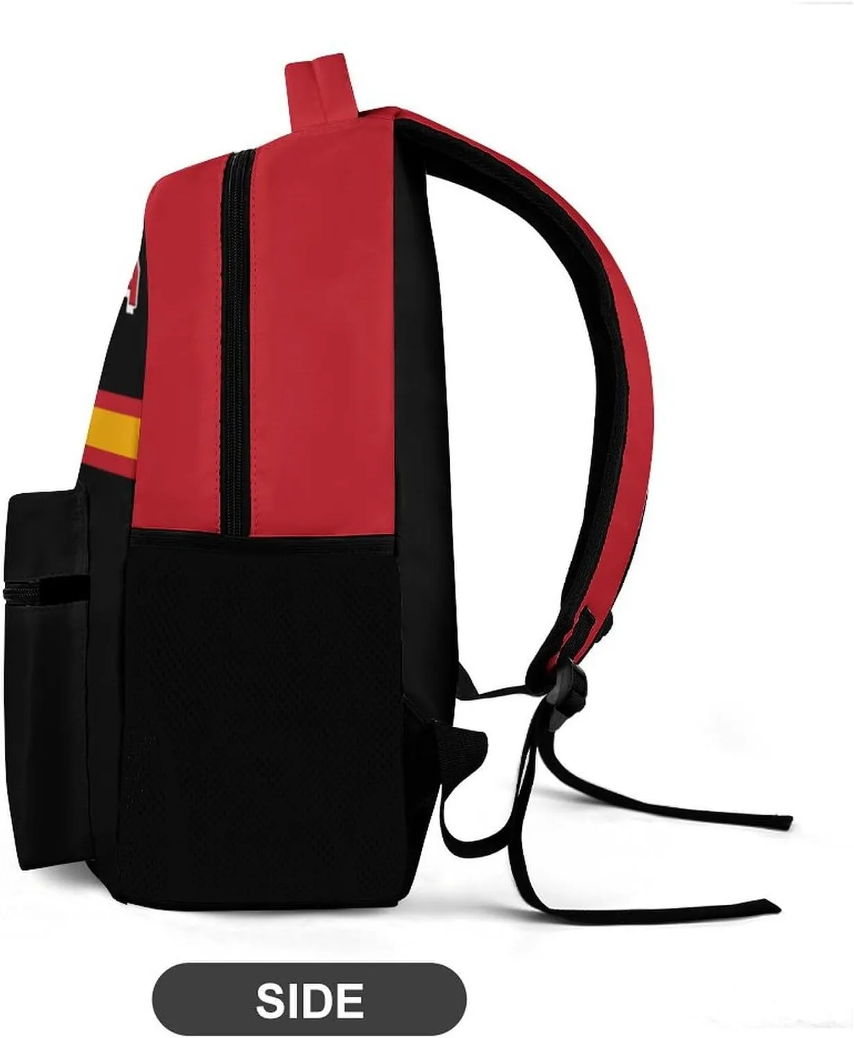 Generic Custom Backpack High Capacity Bag Basketball Fans Gifts for Teenager Men Women, Number & Add Name, Atl01_h