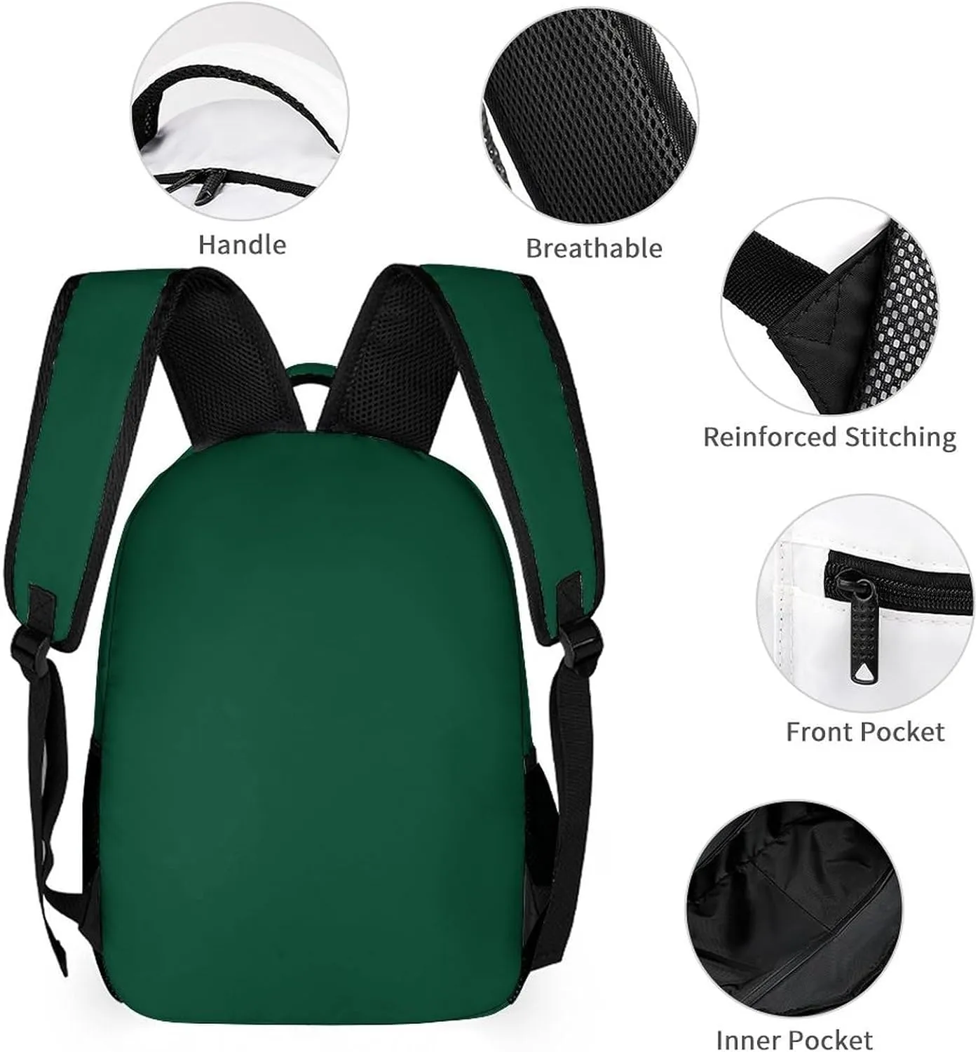 Generic Custom Backpack High Capacity Bag Hockey Fans Gifts for Teenager Men Women, Add Name & Number, Min15-w