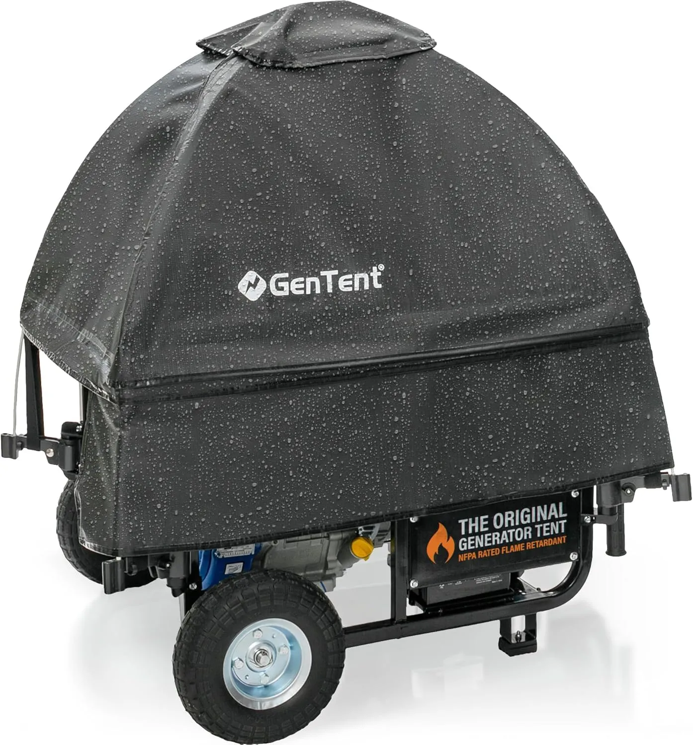 GenTent Generator Running Cover - Universal Kit (Standard, Black) - for Open Frame Generators