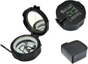 Geological Antique Premium Compass Aluminum navigational Tool for Camping & Hiking, As Shown In Image