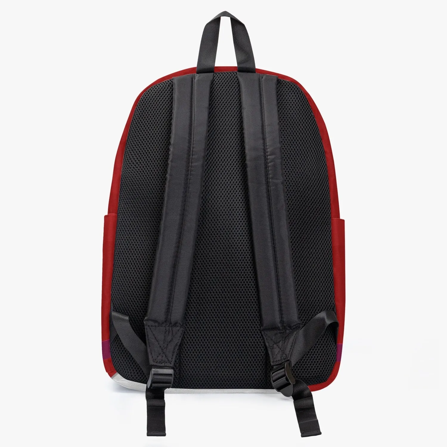 GLOBAL FREEDOM UNITED© Archangel Michael English Red All-over-print Canvas Backpack