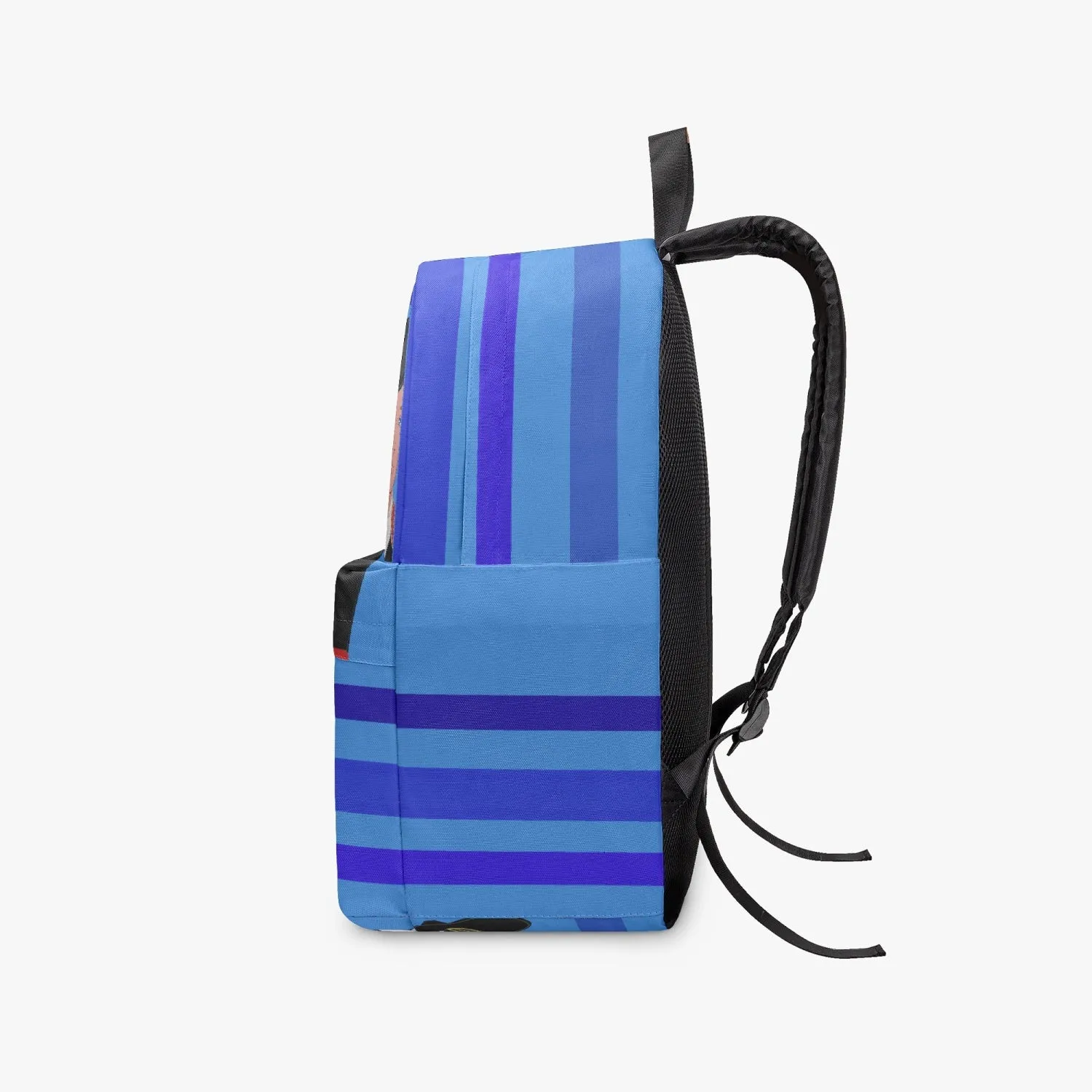 GLOBAL FREEDOM UNITED© Couplen Spain Deep Blue - All-over-print Canvas Backpack