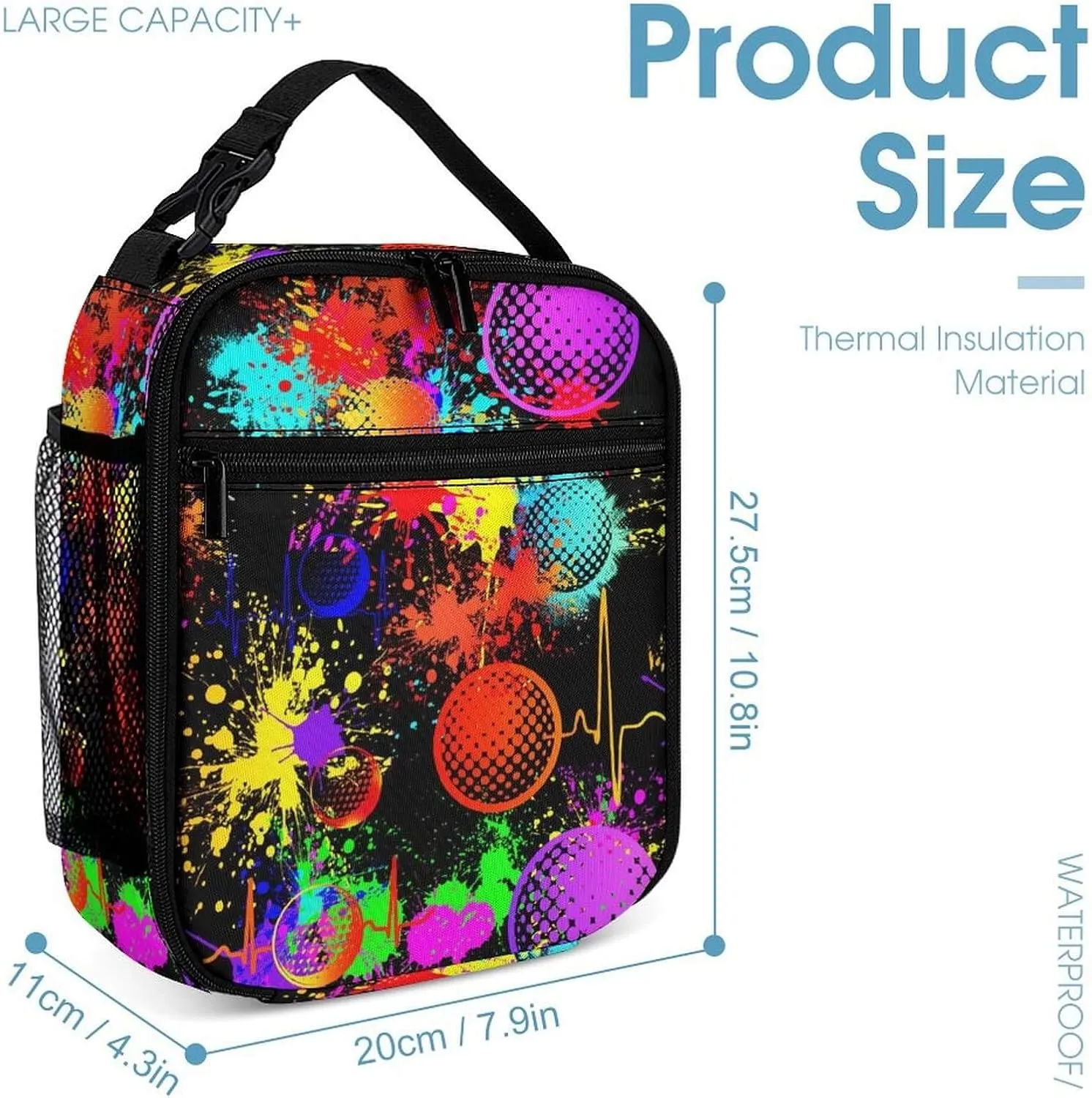 Golf Backpack with Lunch Box & Pencil Case for Kids Girls Boys School, 16 Inch Cool Golf Bookbag, School Backpack for Students Children, sustainable, Lightweight, Large Capacity