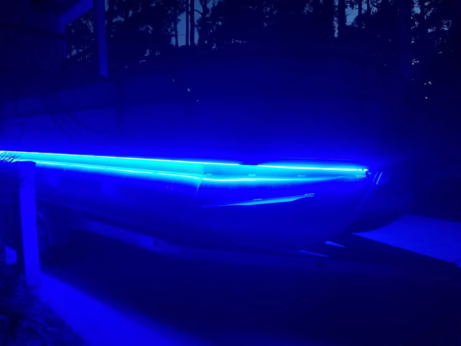 Green Blob Outdoors Pimp My Pontoon DIY Boat Light Strip kit Neon Blue Bright Glow Under Deck IP68 Waterproof, Professional Grade (Blue, 19ft)