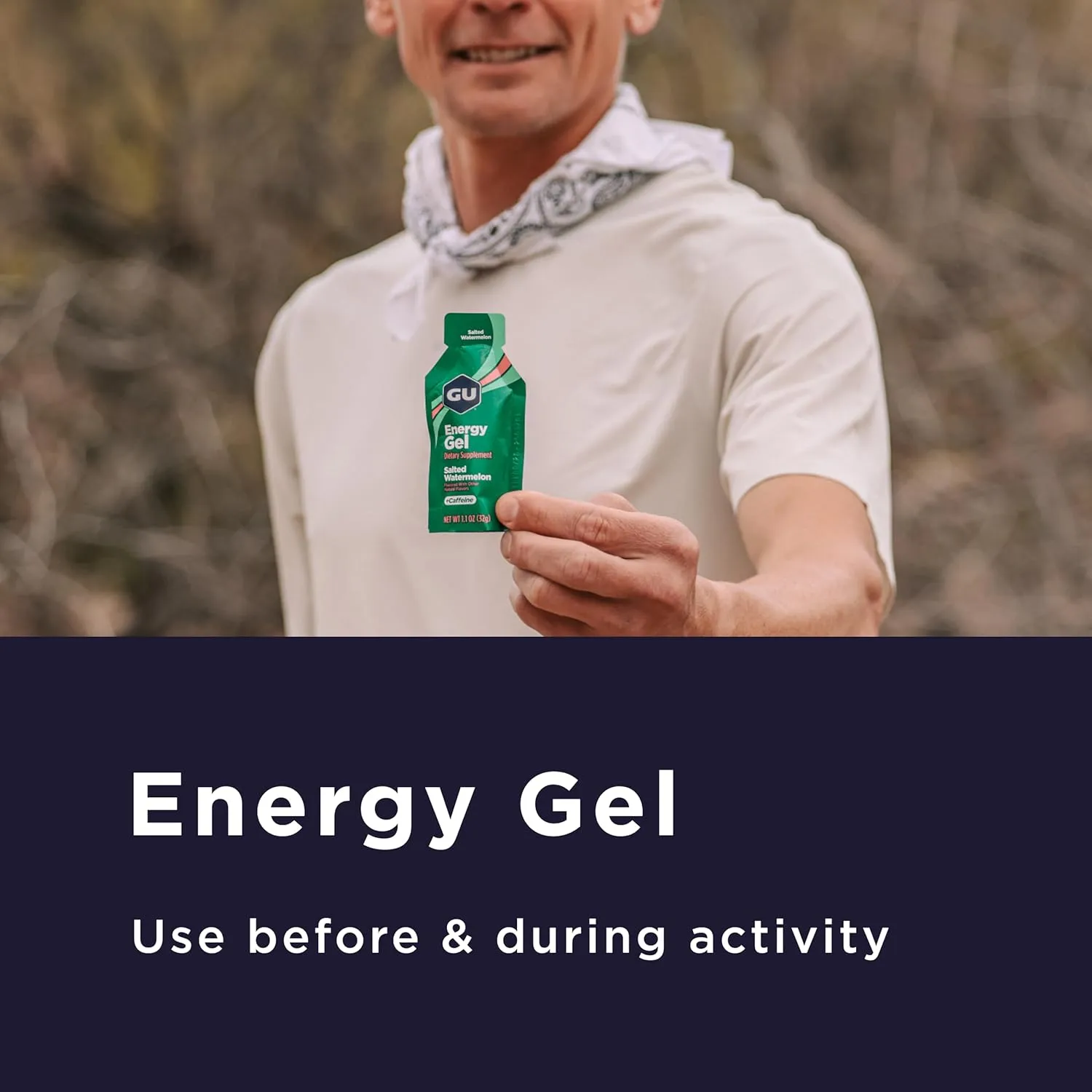 GU Energy Original Sports Nutrition Energy Gel, Vegan, Gluten-Free, Kosher, and Dairy-Free On-the-Go Energy for Any Workout, 24-Count, Assorted Flavors