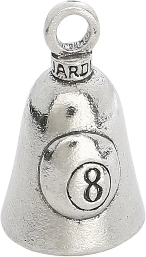 Guardian Bell Games Good Luck Motorcycle Bell w/Keyring & Black Velvet Bag | Lead-Free Pewter | Good Luck Gift | Made in USA