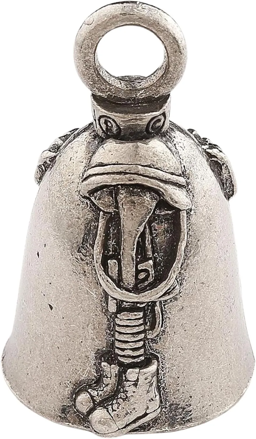 Guardian Bell In Memory of Fallen Hero Good Luck Bell w/Keyring & Black Velvet Gift Bag | Motorcycle Bell | Lead-Free Pewter | Good Luck Gift to Friends & Family | Bike Bell | Made in USA