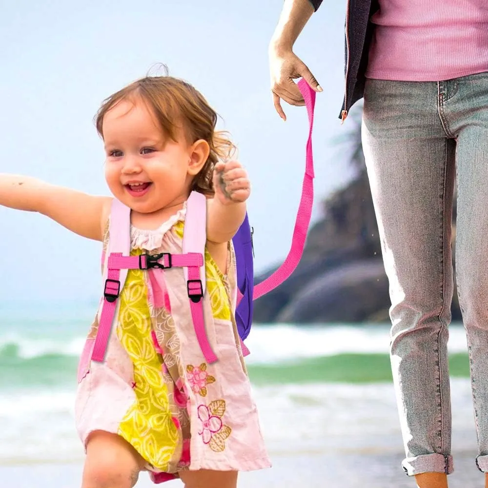 gxtvo Toddler Backpack Leash, 9.5" Kids Safety Leashes Bookbag for Children Boys Girls - Unicorn/Butterfly/Mermaid/Dinosaur