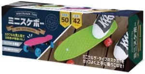 Hack Mini Skateboard, Approx. W 16.5 x D 5.9 x H 3.5 inches (42 x 15 x 9 cm)