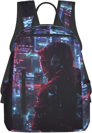 Hacker Era print Fashion Backpacks Hiking Camping Day bags Men Women Traveling Outdoor backpacks