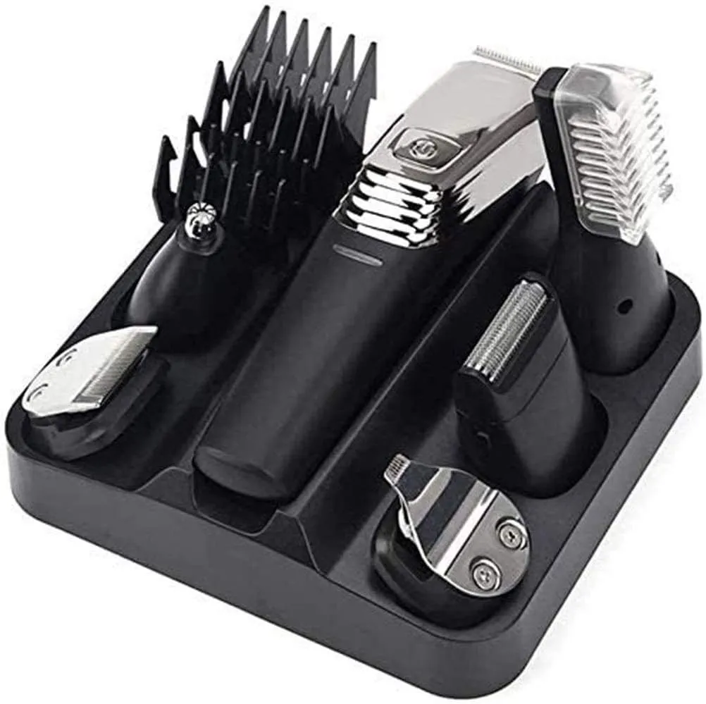 hair clipper Professional Hair Clippers cordless Haircut Hair Trimmer Adult Hair Cutting Machine Styling 6 In 1 Wireless Hair Clipper Shaving Machine Beard Trimmer Nose And Eyebrow Razor Men's El