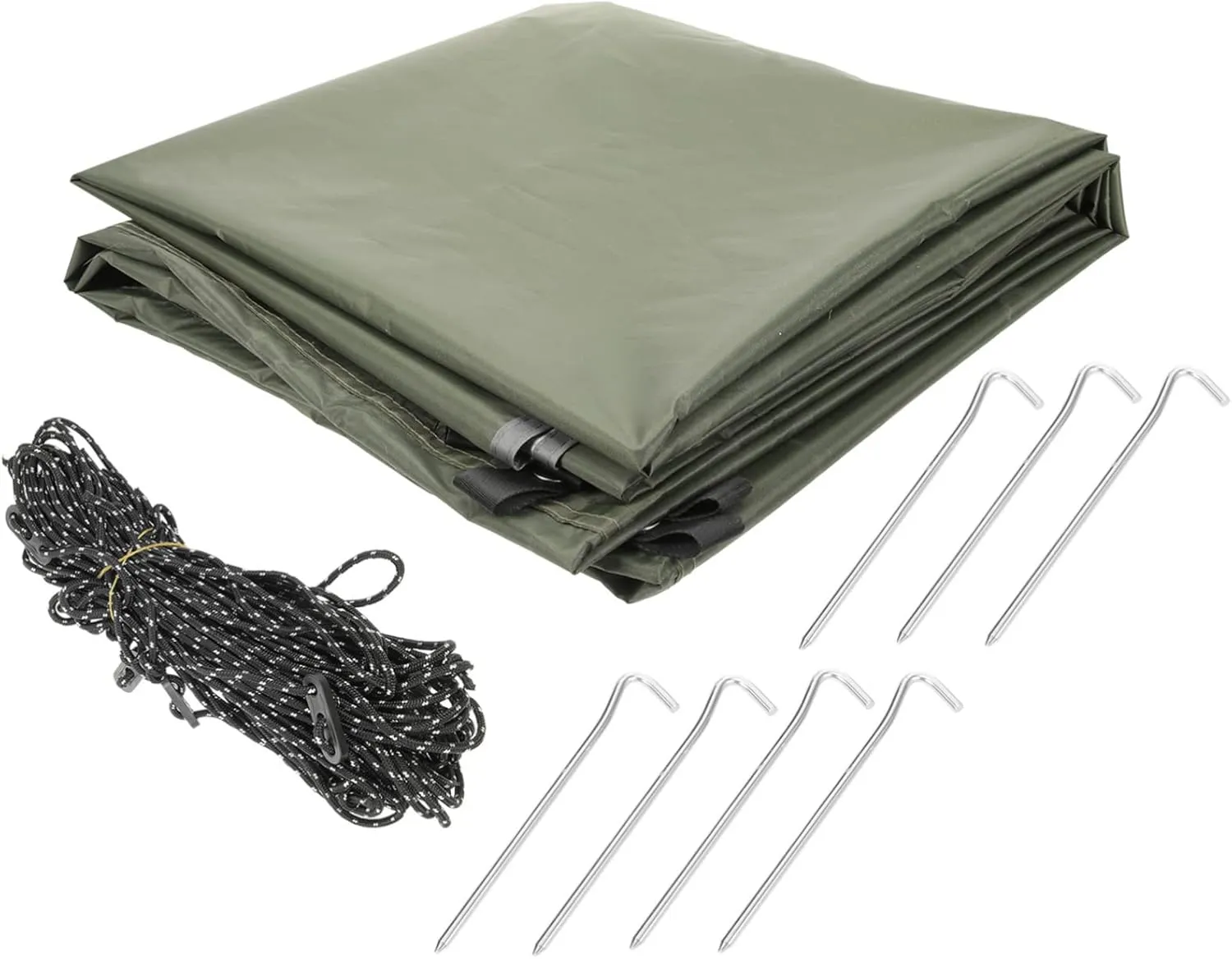 HANABASS Camping Tent Tarp Waterproof Awning Shade Uv Protection Lightweight Portable for Outdoor Activities