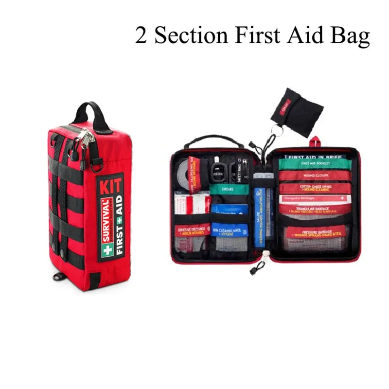 Handy Waterproof First Aid Kit - Essential Medical Bag for Outdoor Travel and Survival