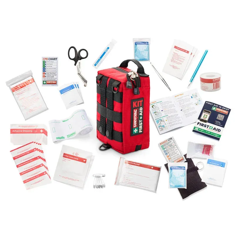 Handy Waterproof First Aid Kit - Essential Medical Bag for Outdoor Travel and Survival