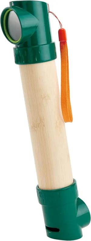 Hape Hide &-Seek Periscope| Bamboo & Plant Plastic Periscope for Hide &-Seek & Spy Games for Children Ages 5 & Up, Green (E5569)