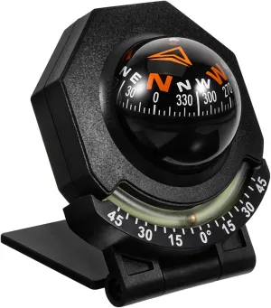 Happyyami Marine Compass for Boat Dashboard Car Dashboard Compass Magnetic Mount for Outdoor Activities