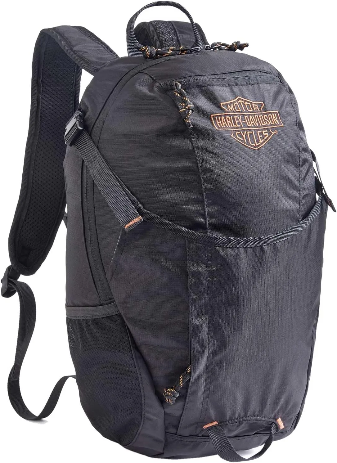 Harley-Davidson Embroidered B&S Zero Gravity Water-Resistant Backpack - Black