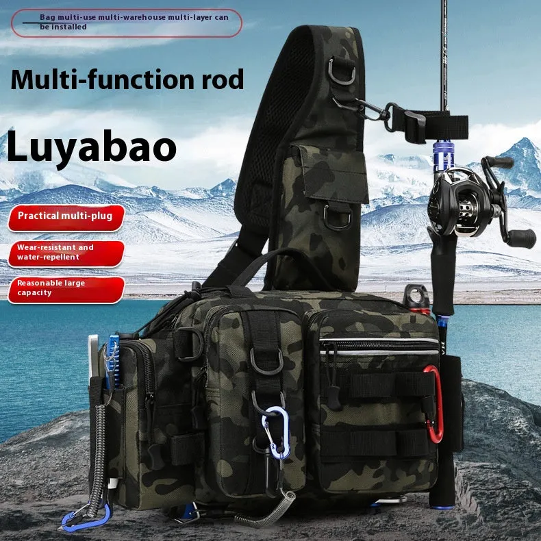 High capacity fishing backpack