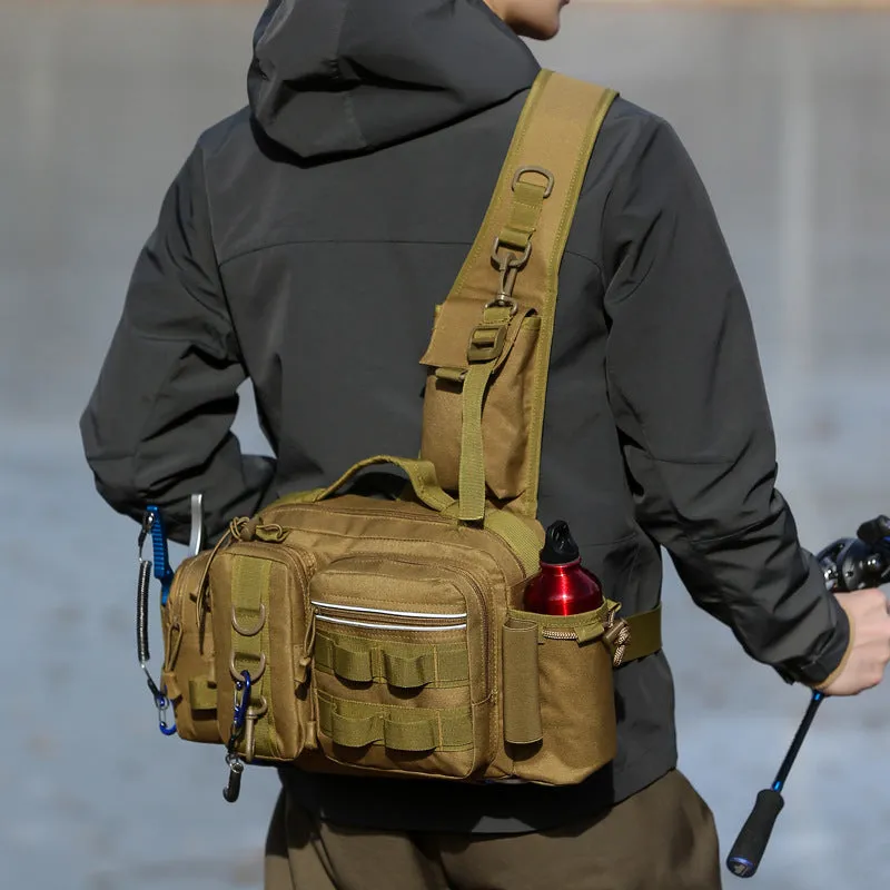High capacity fishing backpack