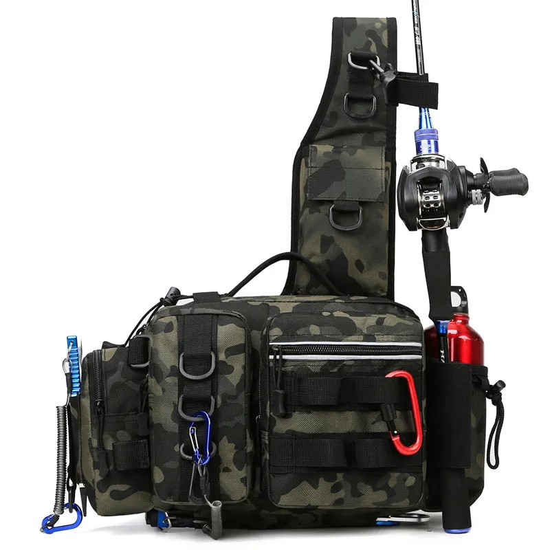 High capacity fishing backpack