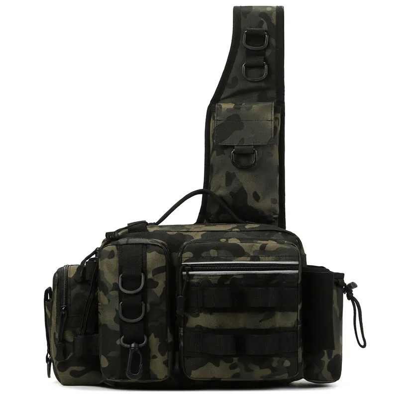 High capacity fishing backpack