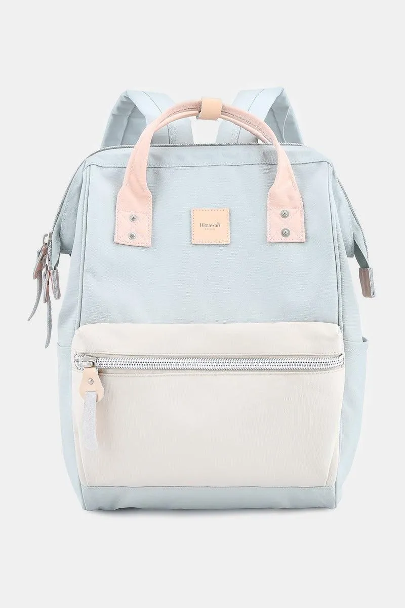 Himawari Water Resistant Canvas Backpack Bag with Side Pockets
