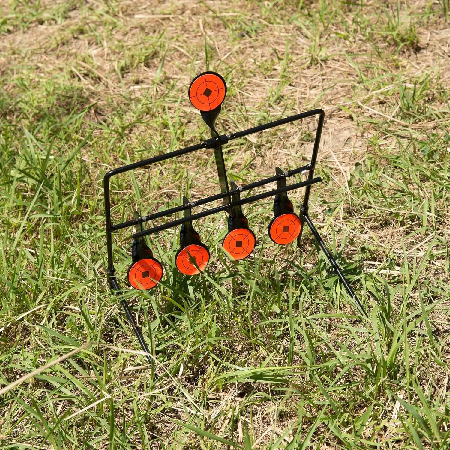 Hiram Resetting Target with Portable Design and Shooting Spots, Rated for .22 .177 Caliber