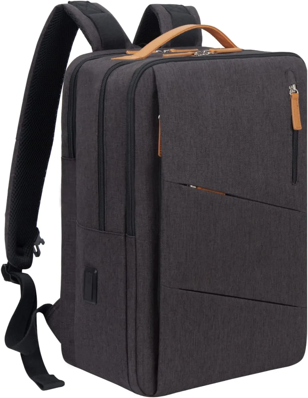 Hp hope Laptop Backpack for Women, 15.6 Inch Work Backpack with USB Port, Water Resistant Backpack for Travel, College, Commuter, Business
