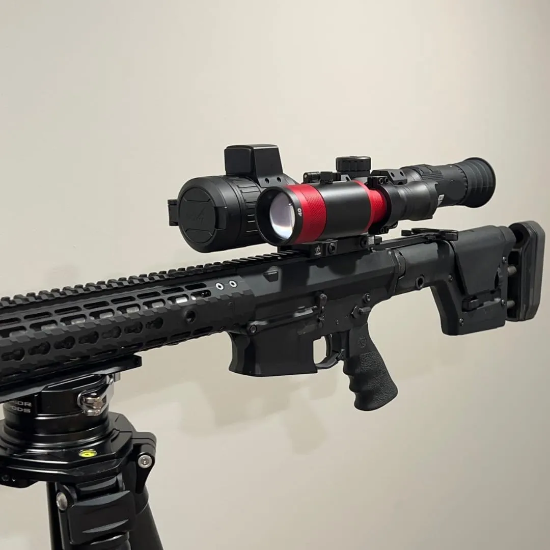 Hyperion 40 Gun Hunters Package with IR 850nm Invisible Light Module, Waterproof Hard Case and Adjustable Predator Pro Mount, Long Range IR Light for Night Time Predator, Hog and Coyote Hunting