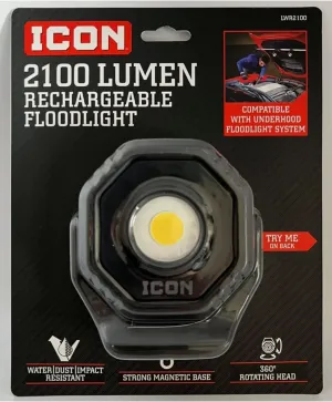 ICON 2100 Lumen LED Rechargeable Magnetic Compact Floodlight