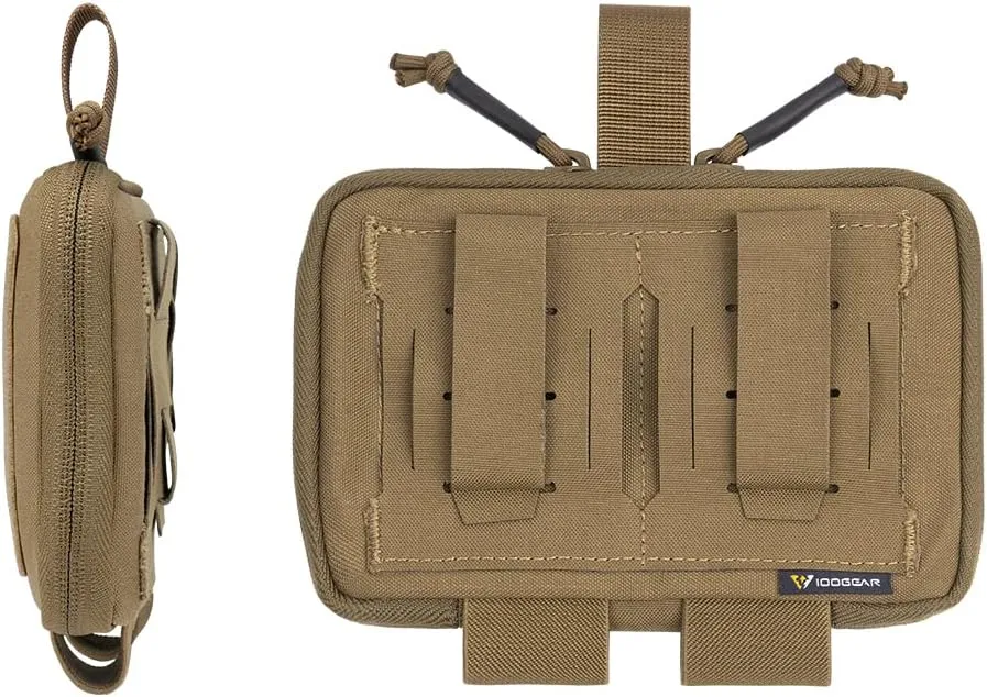 IDOGEAR SPORTS Tactical Medical Pouch for Belt First Aid Pouch MOLLE Admin Pouch Military Utility Pouch EDC Tool Pouch 500D Nylon