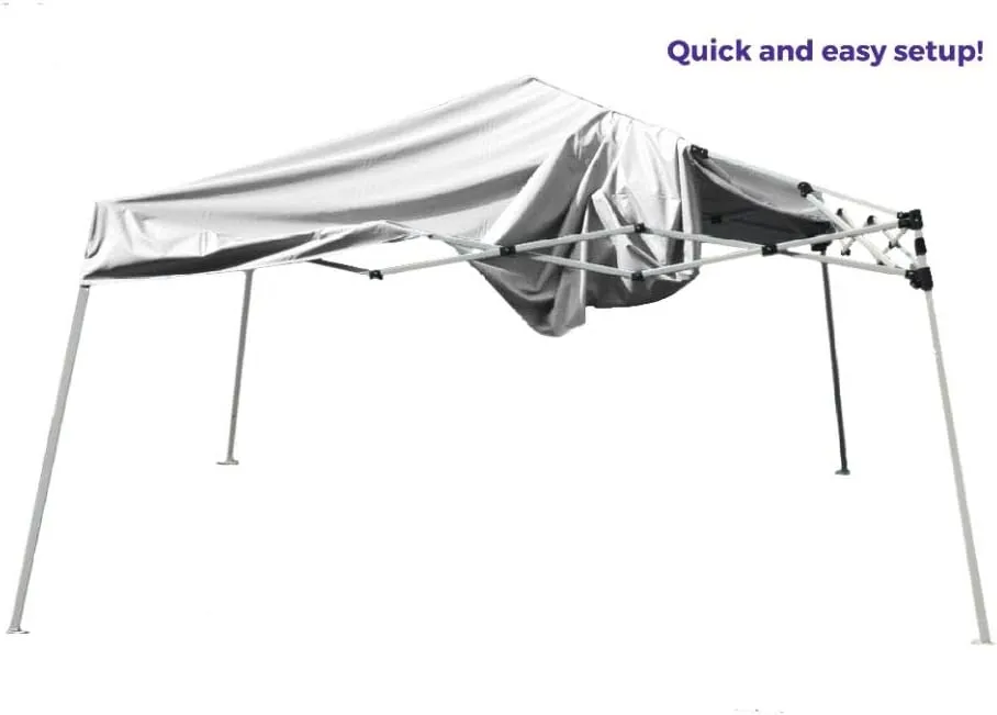 Impact Canopy 040000001 Slant Leg Canopy, 10' x 10', White-No Sidewall