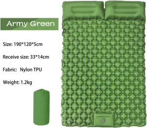 Inflatable Car Mattress for Jeep Compass 2007 2008 2009 2010 2011 2012 2013 2014 2015 2016 2017,Foldable Bring Built in Foot Pump Pillow Outdoor Sleeping Mat Moisture-Proof,B