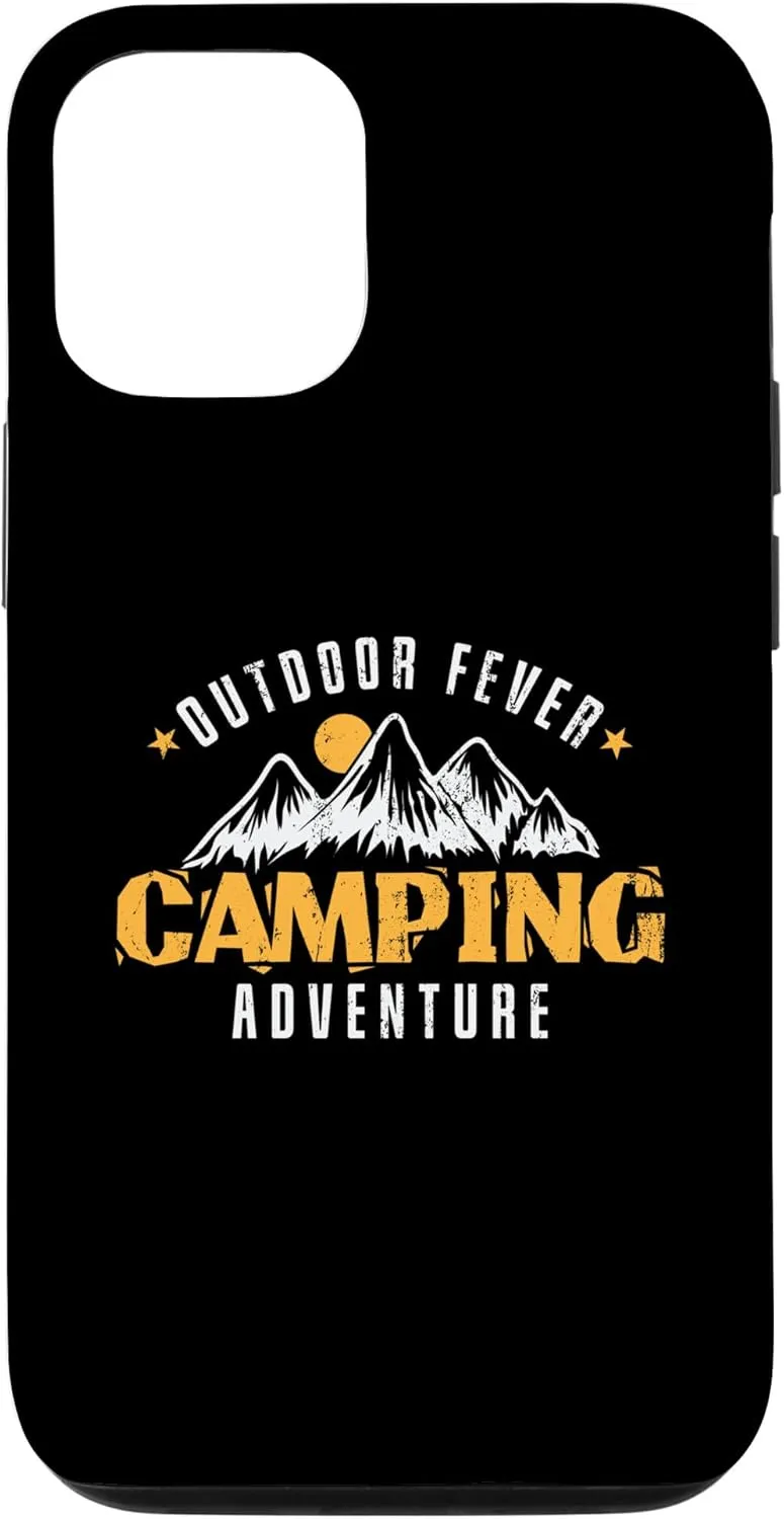 iPhone 15 Camping Mountain Range "Outdoor Fever Camping Adventure" Case