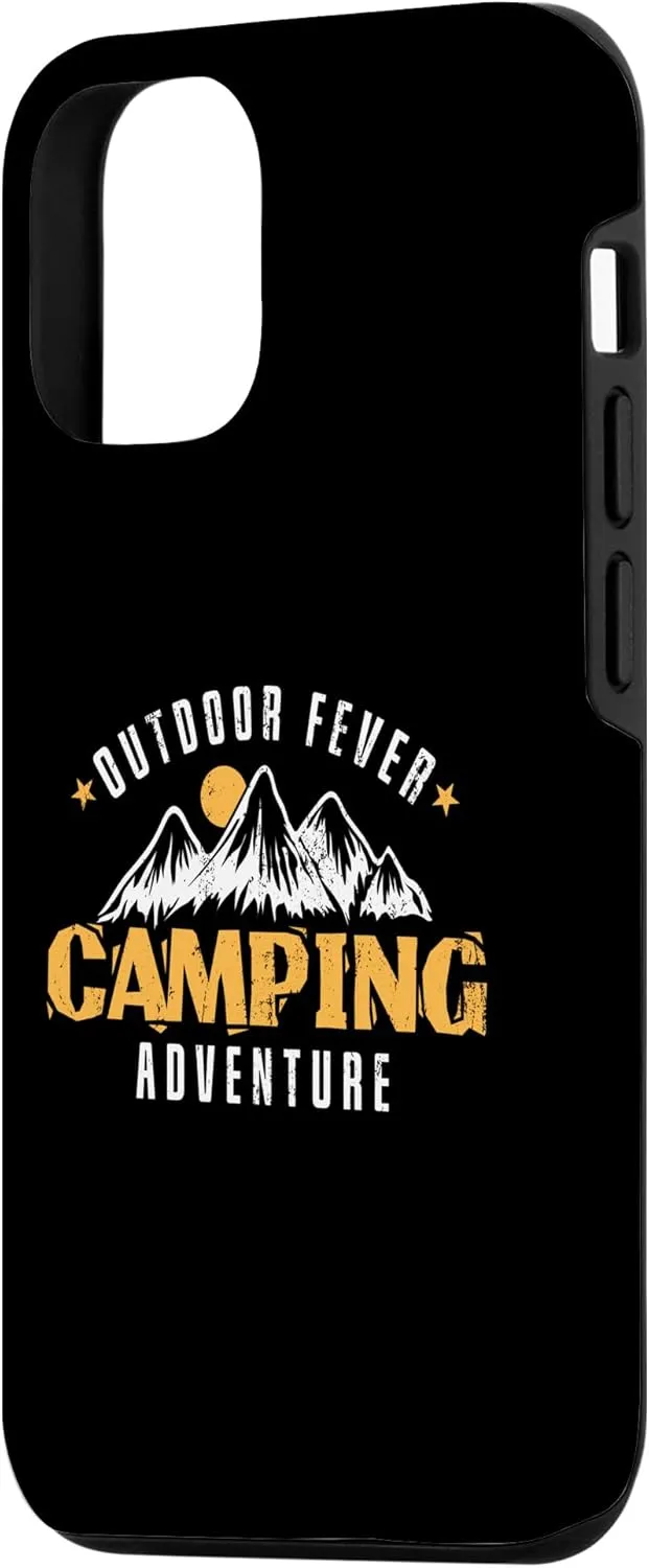 iPhone 15 Camping Mountain Range "Outdoor Fever Camping Adventure" Case