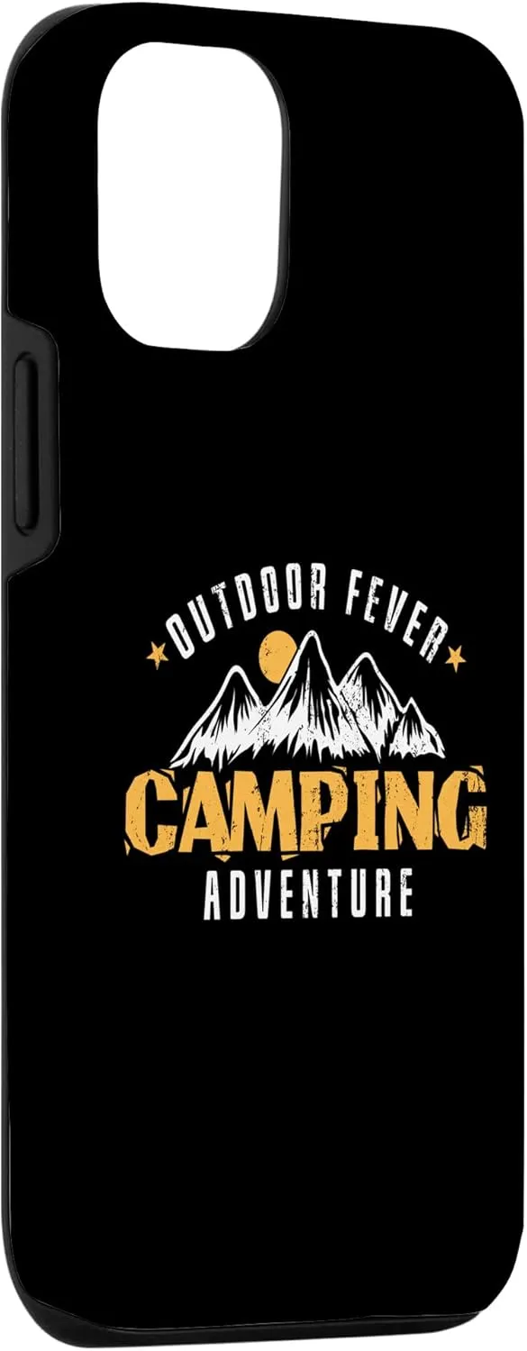 iPhone 15 Camping Mountain Range "Outdoor Fever Camping Adventure" Case