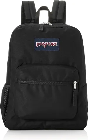JanSport Cross Town Backpack, Black, One Size