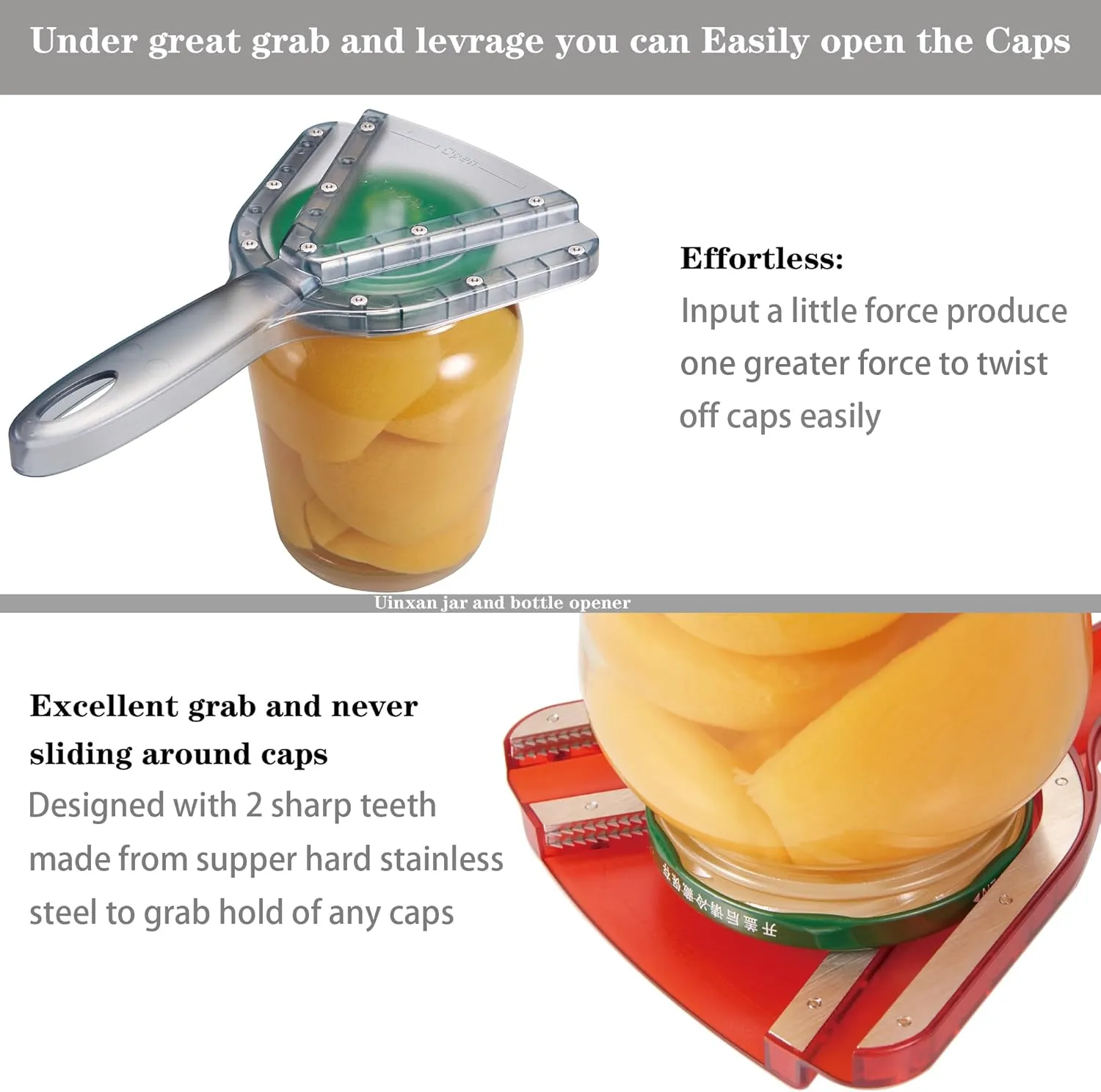 Jar Opener for Weak Hand & Seniors with Arthritis,Easy Twist Off Bottle Caps,Patent | Unique Kitchen Gadgets, Christmas Gifts for Elderly/Women/Men(Blue)