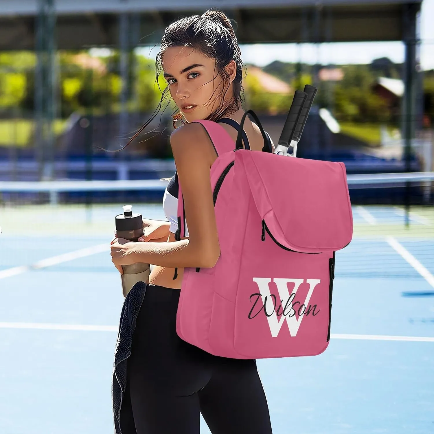 Joko Ivery Custom Tennis Bag Backpack Tennis Racket Bag Pickleball Bag Backpack Fits Badminton Paddles Sport Accessories