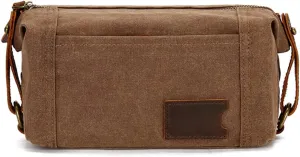JSEIAJB Men's and Women's Makeup Bag Travel Hand Grab Bag Washing Bag Retro Hand Grab Bag Wrist Bag